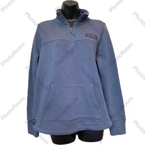 Salt life half zip adult small blue pullover